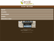 Tablet Screenshot of cercie.fr